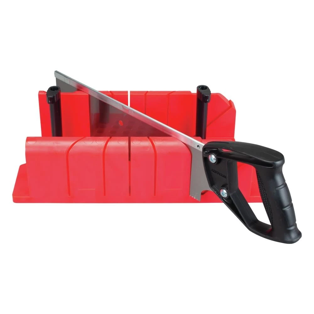 CRAFTSMAN Miter Boxes 14-in Blade x 2.5-in D High Impact Polypropylene Miter Box 1 CRAFTSMAN Miter Boxes 14-in Blade x 2.5-in D High Impact Polypropylene Miter Box