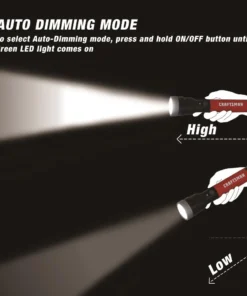 CRAFTSMAN Flashlights LED flashlight 700-Lumen LED Spotlight Flashlight (Battery Included) -Craftsman Store 09390062