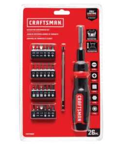 CRAFTSMAN Screwdrivers 26-Piece Bi-material Handle Ratcheting Set Multi-bit Screwdriver Set -Craftsman Store 09638148