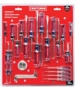 CRAFTSMAN Screwdrivers 25-Piece Acetate Handle Set Screwdriver Set -Craftsman Store 09659436