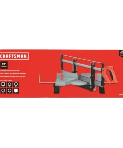 CRAFTSMAN Miter Boxes 22-in Blade x 8-in D Metal Miter Box -Craftsman Store 09677504