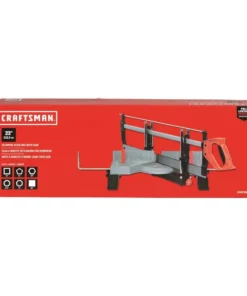 CRAFTSMAN Miter Boxes 22-in Blade x 8-in D Metal Miter Box -Craftsman Store 09677506
