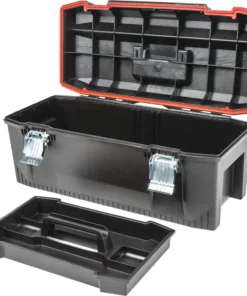 CRAFTSMAN Portable Tool Boxes PRO 28-in Red Plastic Lockable Tool Box -Craftsman Store 09704242