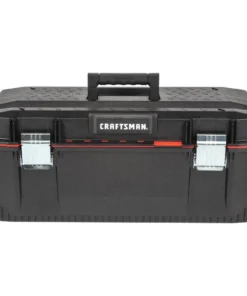 CRAFTSMAN Portable Tool Boxes PRO 28-in Red Plastic Lockable Tool Box -Craftsman Store 09704246