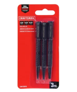 CRAFTSMAN Punches Tip Sizes Include 1/32-in, 2/32-in, 3/32-in Nail Set Punch -Craftsman Store 09727448