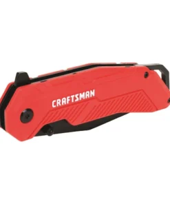 CRAFTSMAN Pocket Knives 4.11-in High Carbon Stainless Steel Black Oxide Pocket Knife -Craftsman Store 09727769