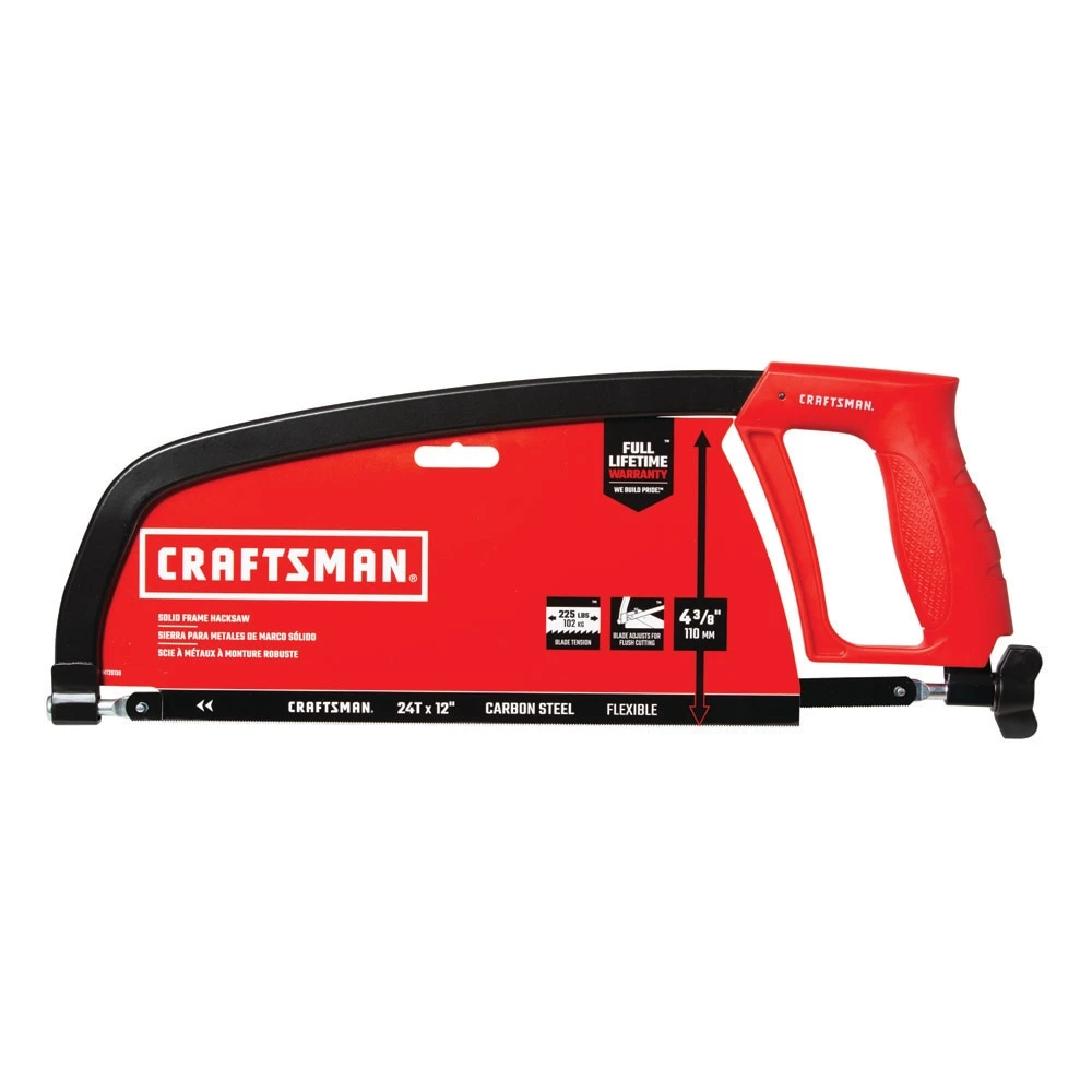 CRAFTSMAN Hand Saws 12-in Extra Fine Cut Hack Saw 3 CRAFTSMAN Hand Saws 12-in Extra Fine Cut Hack Saw - Image 3