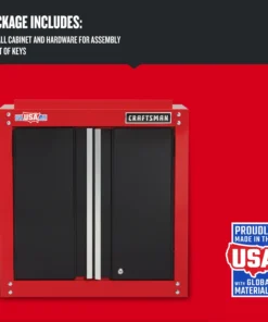 CRAFTSMAN Garage Cabinets 2000 28-in W x 28-in H x 12-in D Steel Wall-mounted Garage Cabinet -Craftsman Store 09728139