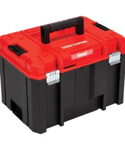 CRAFTSMAN Portable Tool Boxes VERSASTACK System 17-in Red Plastic Lockable Tool Box -Craftsman Store 09729731
