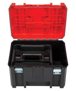 CRAFTSMAN Portable Tool Boxes VERSASTACK System 17-in Red Plastic Lockable Tool Box -Craftsman Store 09729732