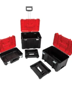 CRAFTSMAN Portable Tool Boxes VERSASTACK System 20-in Red Plastic Wheels Lockable Tool Box -Craftsman Store 09729805
