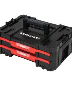 CRAFTSMAN Portable Tool Boxes VERSASTACK System 17-in 2-Drawer Black Plastic Tool Box -Craftsman Store 09729810