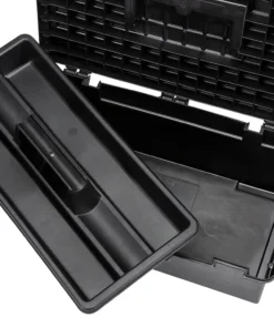 CRAFTSMAN Portable Tool Boxes 16-in Black Plastic Lockable Tool Box -Craftsman Store 09729827