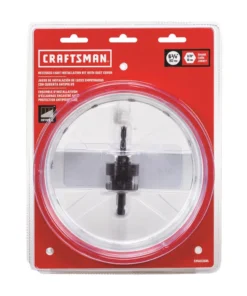 CRAFTSMAN Hole Saws & Kits 6-in Carbide-Grit Arbored Recessed Lighting Hole Saw -Craftsman Store 09735014