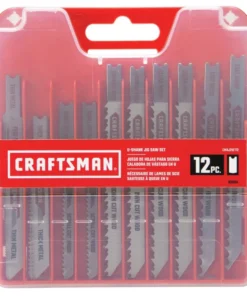 CRAFTSMAN Jigsaw Blades 12-Pack Set U-shank High-carbon Steel Jigsaw Blade Set -Craftsman Store 09743797