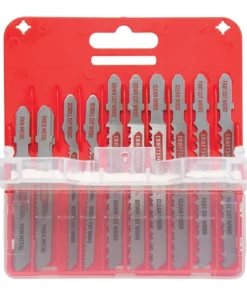CRAFTSMAN Jigsaw Blades 13-Pack Set T-shank High-carbon Steel Jigsaw Blade Set 7 CRAFTSMAN Jigsaw Blades 13-Pack Set T-shank High-carbon Steel Jigsaw Blade Set -Craftsman Store 09744406