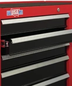 CRAFTSMAN Bottom Tool Cabinets 2000 Series 26.5-in W x 37.5-in H 5-Drawer Steel Rolling Tool Cabinet (Red) -Craftsman Store 09861059