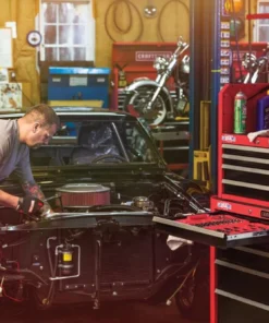 CRAFTSMAN Top Tool Chests 2000 Series 26-in W x 24.5-in H 4-Drawer Steel Tool Chest (Red) -Craftsman Store 09861072