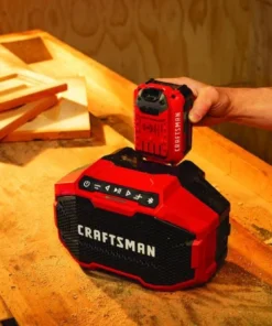 CRAFTSMAN Jobsite Radios V20 20-Volt Max Cordless Jobsite Bluetooth Speaker -Craftsman Store 09867229