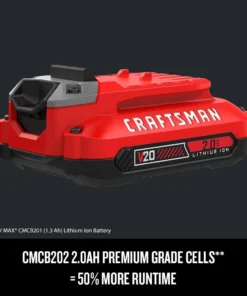 CRAFTSMAN Oscillating Tool Kits V20 15-Piece 20-volt Max Variable Speed Oscillating Multi-Tool Kit with Soft Case (1-Battery Included) -Craftsman Store 09900509