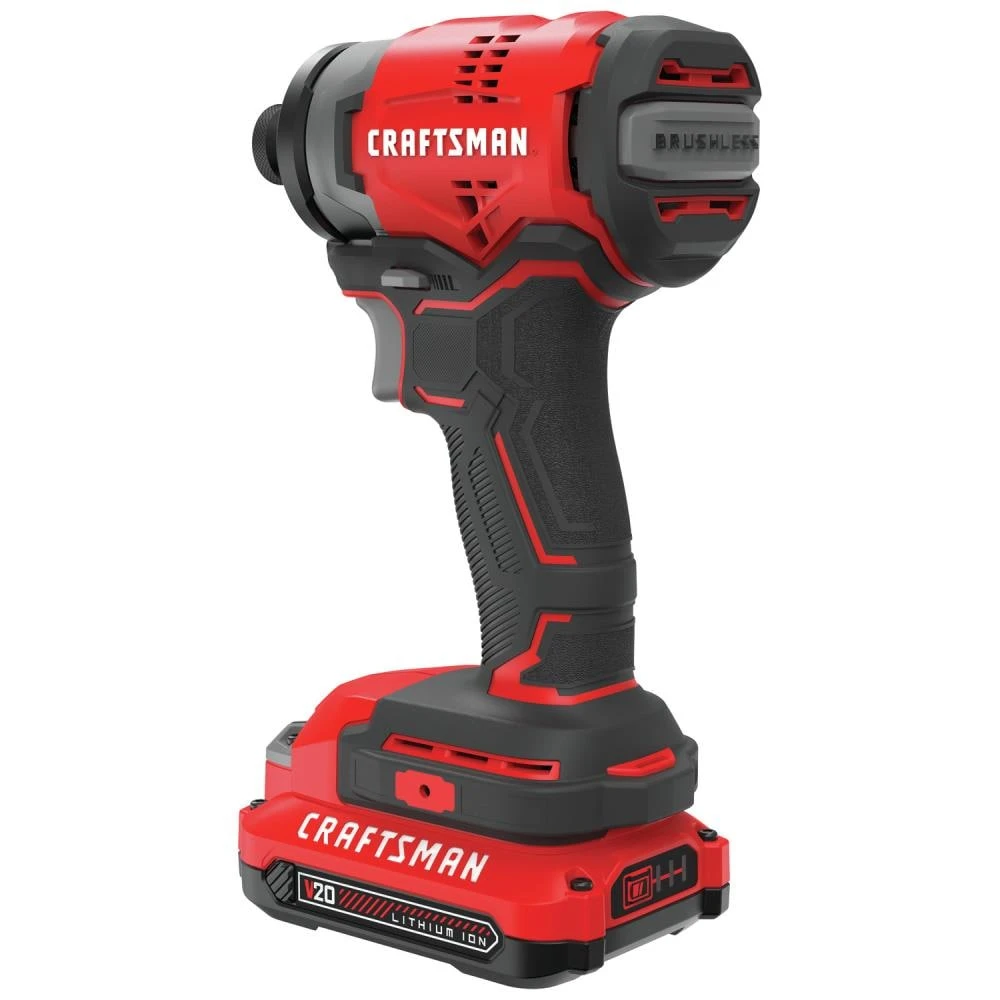 CRAFTSMAN Impact Drivers V20 20-volt Max Variable Speed Brushless Cordless Impact Driver (1-Battery Included) 9 CRAFTSMAN Impact Drivers V20 20-volt Max Variable Speed Brushless Cordless Impact Driver (1-Battery Included) - Image 9