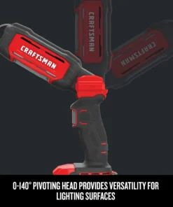 CRAFTSMAN Power Tool Flashlights V20 20-Volt Max 700-Lumen LED Rechargeable Power Tool Flashlight -Craftsman Store 09909722