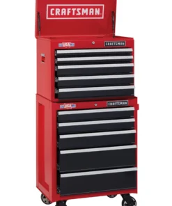 CRAFTSMAN Bottom Tool Cabinets 2000 Series 26.5-in W x 34-in H 5-Drawer Steel Rolling Tool Cabinet (Red) -Craftsman Store 09985702 scaled