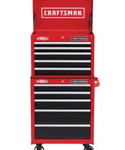 CRAFTSMAN Bottom Tool Cabinets 2000 Series 26.5-in W x 34-in H 5-Drawer Steel Rolling Tool Cabinet (Red) -Craftsman Store 09985704 scaled