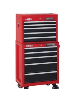 CRAFTSMAN Bottom Tool Cabinets 2000 Series 26.5-in W x 34-in H 5-Drawer Steel Rolling Tool Cabinet (Red) -Craftsman Store 09985706 scaled