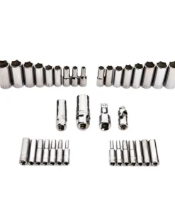 CRAFTSMAN Mechanics Tool Sets 150-Piece Standard (SAE) and Metric Combination Gunmetal Chrome Mechanics Tool Set (1/4-in; 3/8-in) -Craftsman Store 10053552