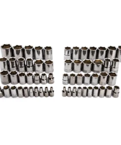 CRAFTSMAN Mechanics Tool Sets 150-Piece Standard (SAE) and Metric Combination Gunmetal Chrome Mechanics Tool Set (1/4-in; 3/8-in) -Craftsman Store 10053553