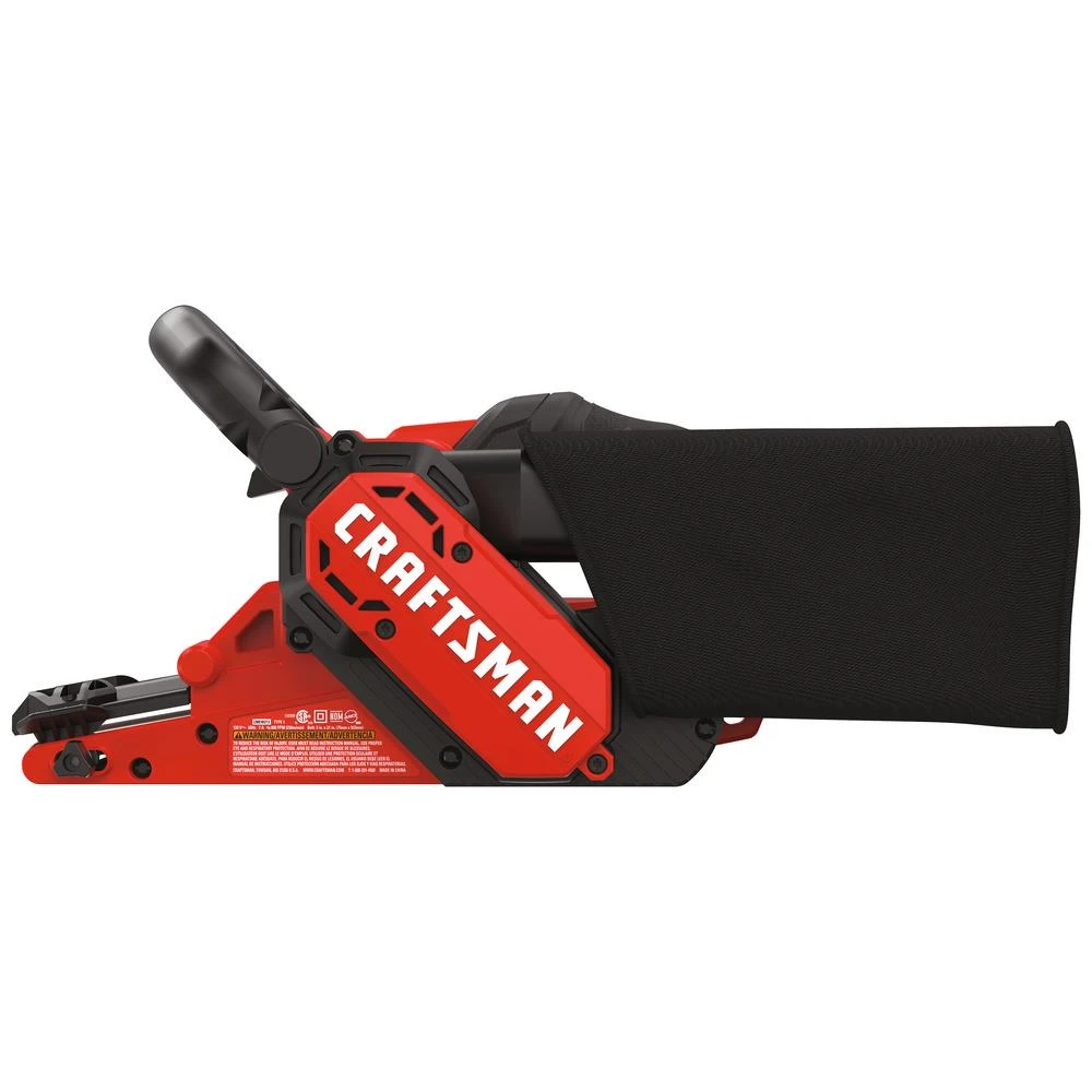 CRAFTSMAN Power Sanders 120-Volt 7-Amp Corded Belt Sander with Dust Management 5 CRAFTSMAN Power Sanders 120-Volt 7-Amp Corded Belt Sander with Dust Management - Image 5