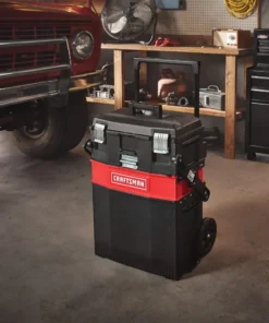 CRAFTSMAN Portable Tool Boxes 22-in 1-Drawer Black Plastic and Metal Wheels Lockable Tool Box -Craftsman Store 10151560