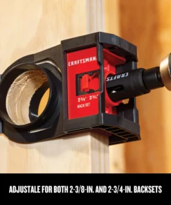 CRAFTSMAN Hole Saws & Kits 6-Piece Set Bi-metal Arbored Adjustable Door Lock Kit Set -Craftsman Store 10158977