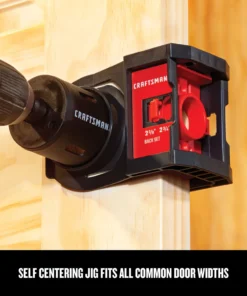 CRAFTSMAN Hole Saws & Kits 6-Piece Set Bi-metal Arbored Adjustable Door Lock Kit Set -Craftsman Store 10158978