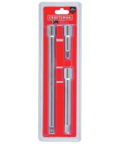 CRAFTSMAN Socket Extensions 3-Piece 1/2-in Drive Socket Extension Set -Craftsman Store 10160616