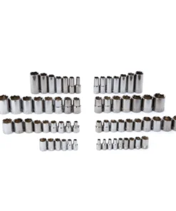 CRAFTSMAN Mechanics Tool Sets 121-Piece Standard (SAE) and Metric Combination Gunmetal Chrome Mechanics Tool Set (1/4-in; 3/8-in) -Craftsman Store 10266764