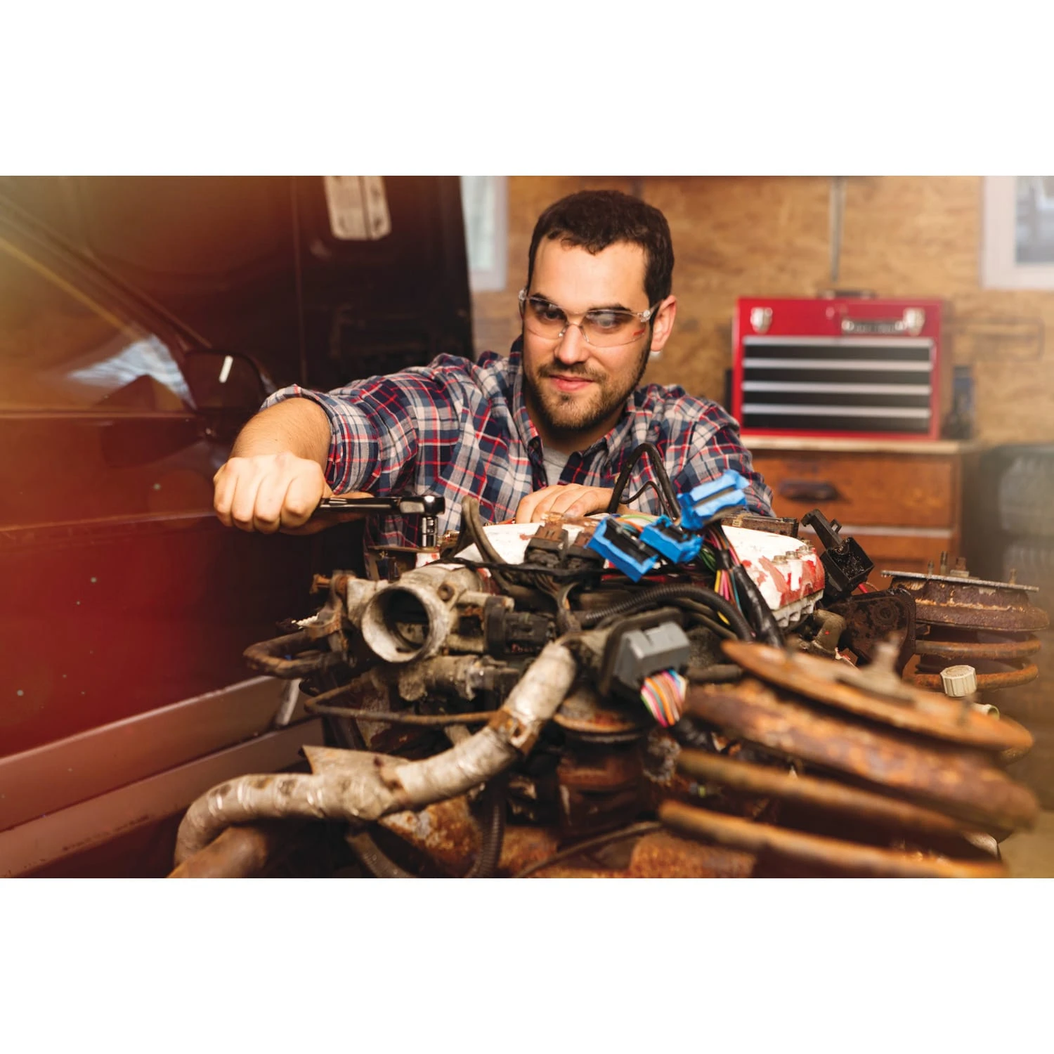 CRAFTSMAN Mechanics Tool Sets 51-Piece Standard (SAE) and Metric Combination Gunmetal Chrome Mechanics Tool Set (3/8-in) 24 CRAFTSMAN Mechanics Tool Sets 51-Piece Standard (SAE) and Metric Combination Gunmetal Chrome Mechanics Tool Set (3/8-in) - Image 24