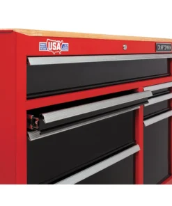 CRAFTSMAN Bottom Tool Cabinets 2000 Series 41-in W x 35-in H 7-Drawer Steel Rolling Tool Cabinet (Red) -Craftsman Store 10465530