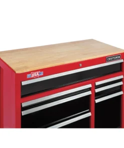 CRAFTSMAN Bottom Tool Cabinets 2000 Series 41-in W x 35-in H 7-Drawer Steel Rolling Tool Cabinet (Red) -Craftsman Store 10465533