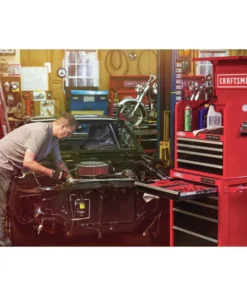 CRAFTSMAN Mechanics Tool Sets 81-Piece Standard (SAE) and Metric Combination Gunmetal Chrome Mechanics Tool Set (1/4-in; 3/8-in) -Craftsman Store 10996628