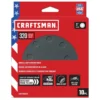 CRAFTSMAN Power Tool Sandpaper 5 In 8H H/L Cer Disc 320 Grt 10pk 10-Piece Ceramic Alumina 320-Grit Disc Sandpaper