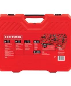 CRAFTSMAN Mechanics Tool Sets 121-Piece Standard (SAE) and Metric Combination Gunmetal Chrome Mechanics Tool Set (1/4-in; 3/8-in) -Craftsman Store 11213201