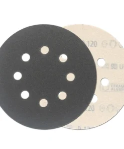 CRAFTSMAN Power Tool Sandpaper 5 In 8H H/L Cer Disc 120 Grt 10pk 10-Piece Ceramic Alumina 120-Grit Disc Sandpaper -Craftsman Store 11435526