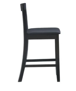 Linon Bar Stools Torino Craftsman Counter Stool Black Counter height (22-in to 26-in) Upholstered Bar Stool 9 Linon Bar Stools Torino Craftsman Counter Stool Black Counter height (22-in to 26-in) Upholstered Bar Stool -Craftsman Store 11584686