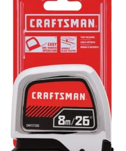 CRAFTSMAN Tape Measures CHROMELOCK 26-ft Auto Lock Tape Measure 7 CRAFTSMAN Tape Measures CHROMELOCK 26-ft Auto Lock Tape Measure -Craftsman Store 11586792