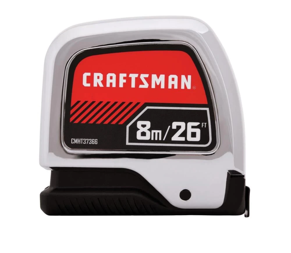 CRAFTSMAN Tape Measures CHROMELOCK 26-ft Auto Lock Tape Measure 1 CRAFTSMAN Tape Measures CHROMELOCK 26-ft Auto Lock Tape Measure