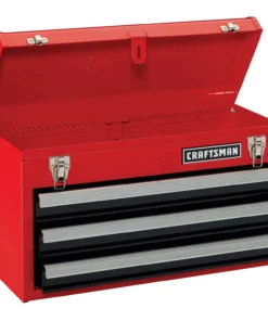 CRAFTSMAN Portable Tool Boxes Portable 20.5-in Ball-bearing 3-Drawer Red Steel Lockable Tool Box -Craftsman Store 11587709