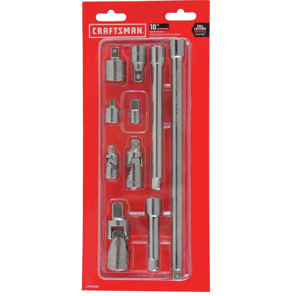 CRAFTSMAN Drive Tool & Socket Accessories 10-Piece Multi-drive Accessory Set 3 CRAFTSMAN Drive Tool & Socket Accessories 10-Piece Multi-drive Accessory Set - Image 3