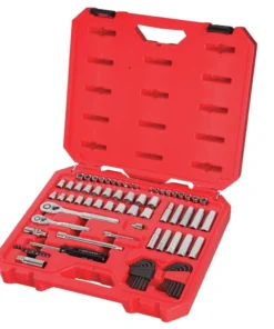 CRAFTSMAN Mechanics Tool Sets 83-Piece Standard (SAE) and Metric Combination Polished Chrome Mechanics Tool Set (1/4-in; 3/8-in) -Craftsman Store 11670727
